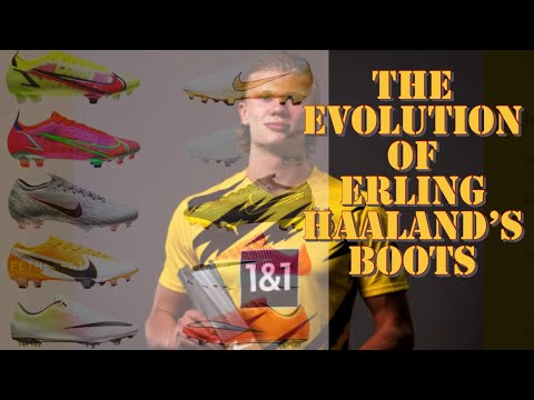 The Evolution Of Erling Haaland's Boots || Nike Soccer ✔️