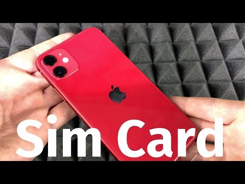 How to insert SIM card in iPhone 11