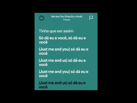 Me And You (foda Eu E Você) - Fresno