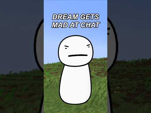 Dream Gets Mad 😡 #dream #minecraft #dreamwastaken