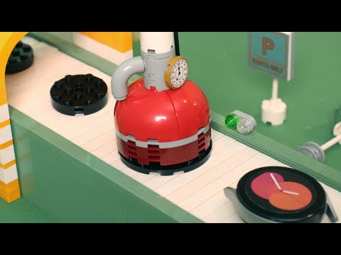 Lego Christmas Factory / Stop Motion & ASMR