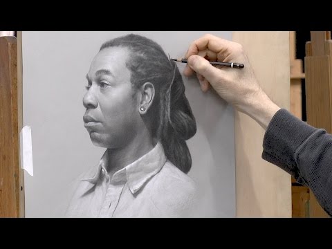 "DaLawn" – Portrait Drawing by David Jamieson