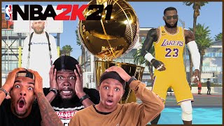 LeBron James Pulled Up On Us At The Park! (NBA 2K21)