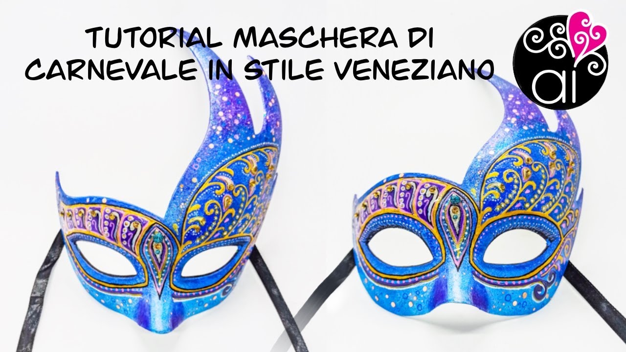 Come Decorare una Maschera di Carnevale in Stile Veneziano (a modo mio!) | Venetian Mask