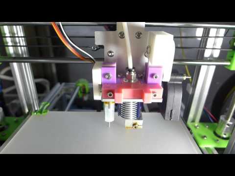 Prusa i3 with auto bed leveling using TLTouch (BLTouch Clone)