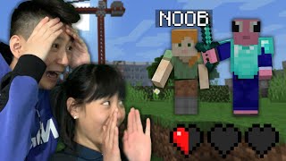 Teaching My Sister How to be a Minecraft PRO…