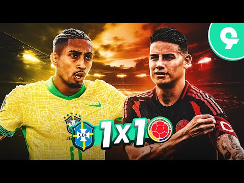 ♫ BRASIL EMPATA COM COLÔMBIA | Paródia PK e PK Delas - Quando a Vontade Bater