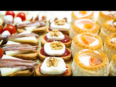 CANAPÉS FÁCILES  para fiestas. Quick & Easy Appetizers