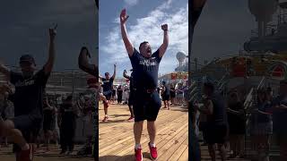 Sail Away Party, Carnival Valor #carnivalvalor #carnivalcruise #cruiseday #sailaway #funnelheads