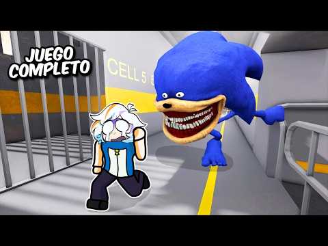ESCAPA DE LA PRISION DE SHIN SONIC COMPLETO (THE SHIN SONIC TAPES BARRY'S PRISON RUN ROBLOX)