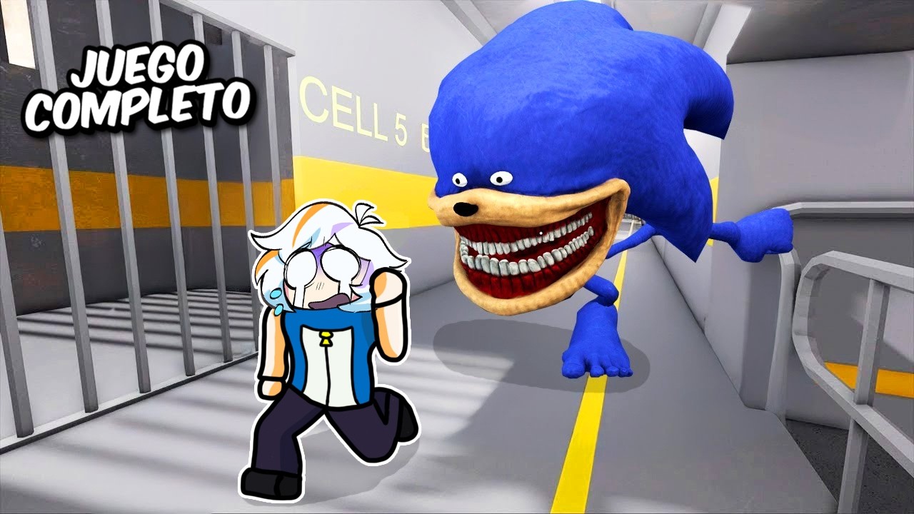 ESCAPA DE LA PRISION DE SHIN SONIC COMPLETO (THE SHIN SONIC TAPES BARRY'S PRISON RUN ROBLOX)