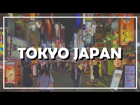[4K] 8 Hours of TOKYO JAPAN (東京) Sights & Sounds - ASMR Ambience Walking Tour Treadmill Exercise