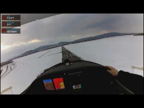 Seitenwindlandung Vöslau LOAV