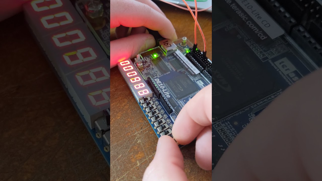 FPGA: Binary-Coded-Decimal (base 10) counter DEMO