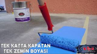 Türkiye'nin en çok tercih edilen zemin boyası ZBS zemin boyası ile tek