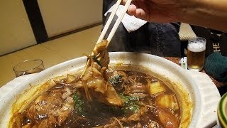 preview picture of video 'Gourmet Report:Miso Nabe,Gifu グルメレポート 今度はホタテだ'