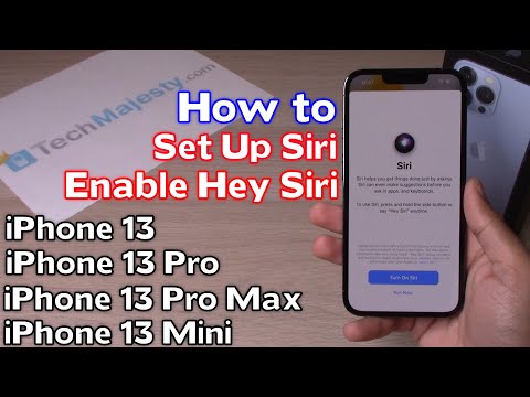 How to Set Up Siri & Enable Hey Siri: iPhone 13 / iPhone 13 Pro / iPhone 13 Pro Max / iPhone 13 Mini