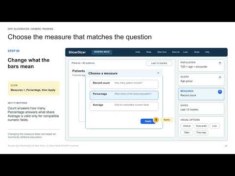 How to Use SlicerDicer in Epic