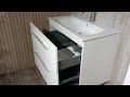 Купить Комплект мебели Geberit 501240001 для ванной комнаты Selnova Square тумба под раковину 80см белый 501.240.00.1  в Киеве vannaja.kiev.ua