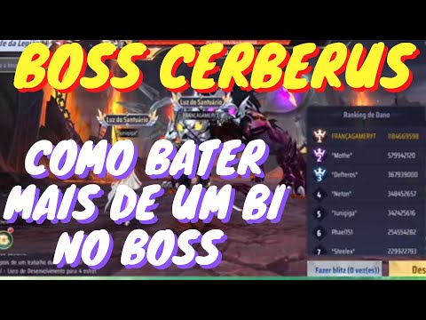 COMO BATER UM BILHÃO NO BOSS DA LEGIÃO CERBERUS!! SAINT SEIYA AWAKENING