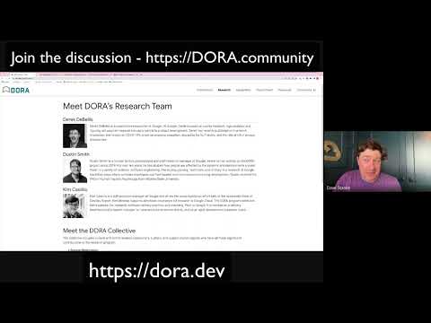 DORA Community Discussion - DORA.dev with Dave Stanke