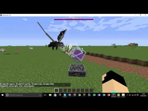 Come evocare l'ender dragon e uno zombie gigante!!