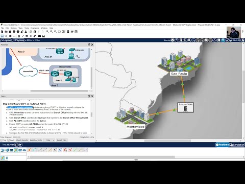 2.7.3 Packet Tracer - Multiarea OSPF Exploration - Physical Mode (Part 3)