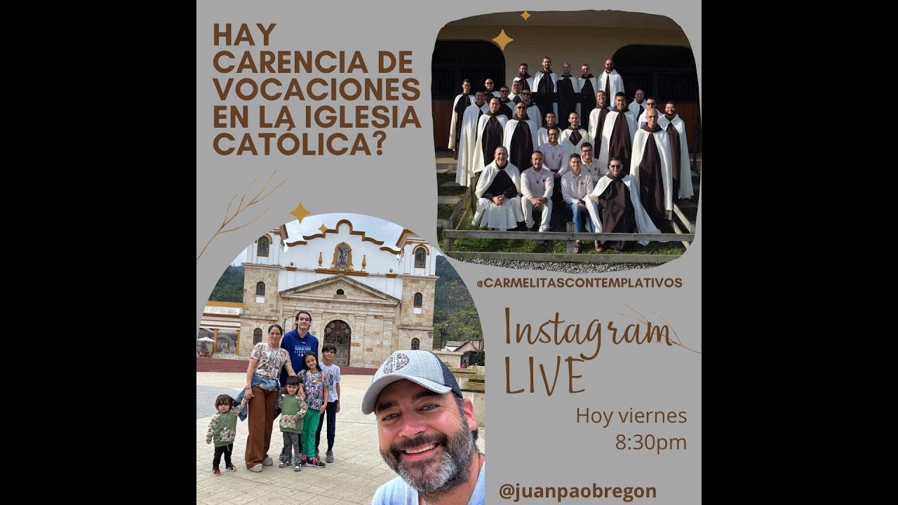 Hay carencia vocacional en la #iglesia #católica Padre Andrés de los carmelitas contemplativos.