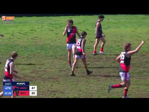 West's Jonty Koehne kicks match-winning goal - Rd 18 U16 Torrens Uni Cup