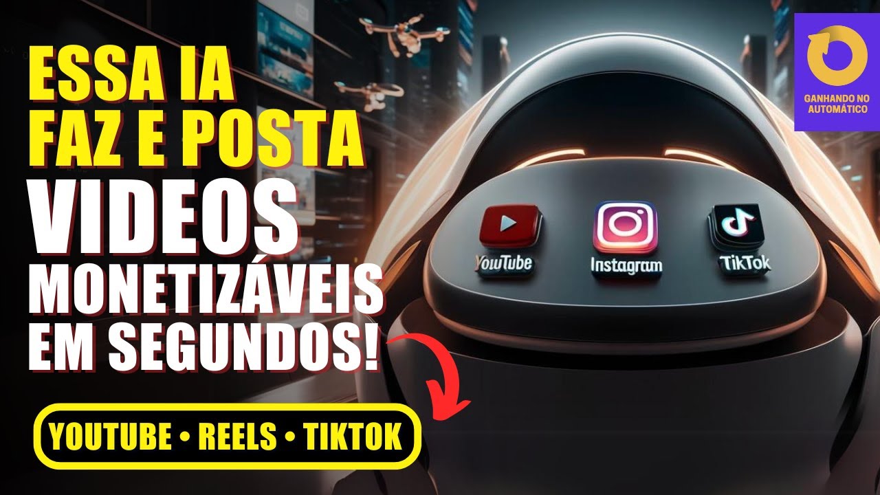 IA que faz em segundos, videos monetizáveis para Youtube, Reels e TikTok