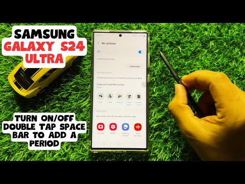How to Turn On/Off Double Tap Space Bar to Add a Period Samsung Galaxy S24 Ultra (New)