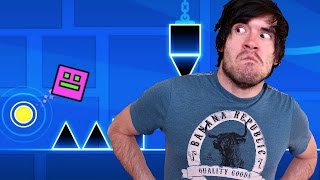 SE PEGÓ EL MALDITO JUEGO!!!! | Geometry Dash - JuegaGerman