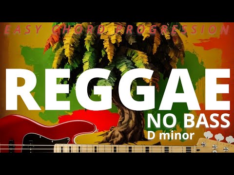 Backing Track for Bass |NO BASS| Reggae D minor 80bpm
