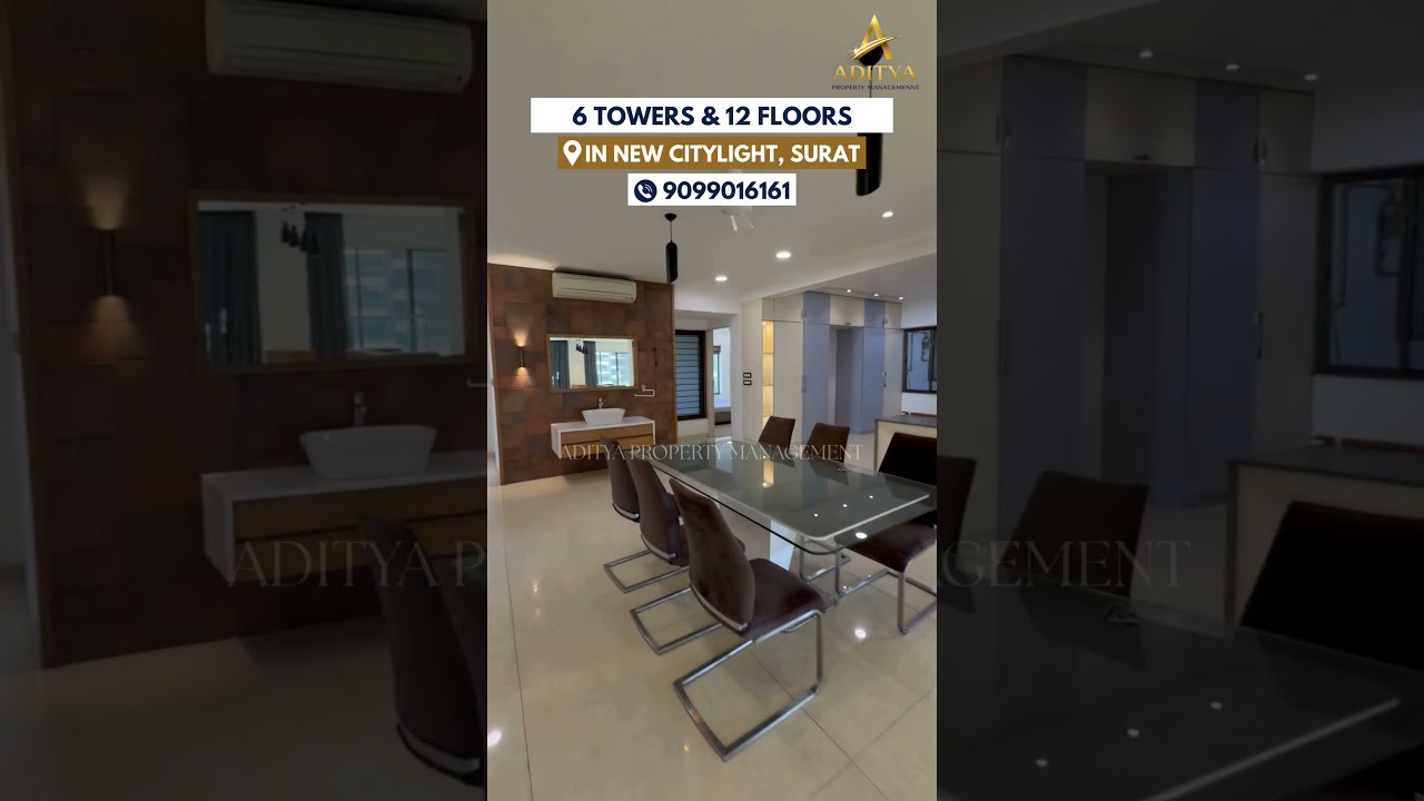 5 BHK Luxurious Furnished Flat For Rent in New Citylight, Surat. in Citylight, Surat — photo 1 of 14