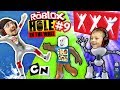 ROBLOX 9 HOLE IN THE WALL Extreme Cartoon Network Monsters Version W FGTEEV Duddy Challenge