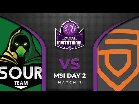 Paladins MSI 2019 - Day 2 - Match 7 - Sour Team vs Penta