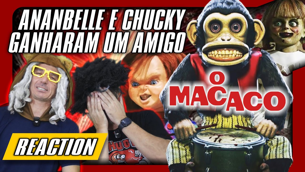 🐒😂  REAÇÃO ao Trailer de O Macaco! Será que Vai Prestar? #themonkey