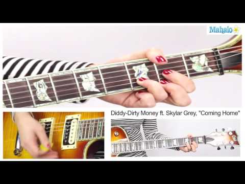How to Play Coming Home by Diddy-Dirty Money on Guitar