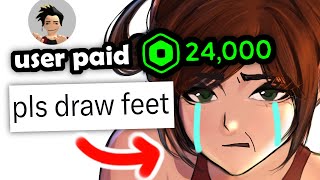 I Drew Anything For Robux....