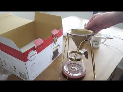Osaka — Bộ Phễu Lọc Tripod Pour-Over Station Gold Titanium