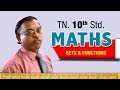SETS AND FUNCTIONS Unit 01 Exercise 1 1 TN 10th Std Maths