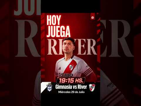 HOY JUEGA RIVER⚽️🔴 #futbol #viral #shorts #river #riverplate #futbolargentino #ligaprofesional #arg