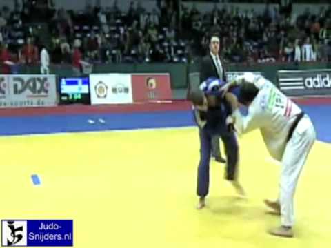 Judo 2009 Hamburg: Berthelot (FRA) - Khorang (IRI) [-66kg].