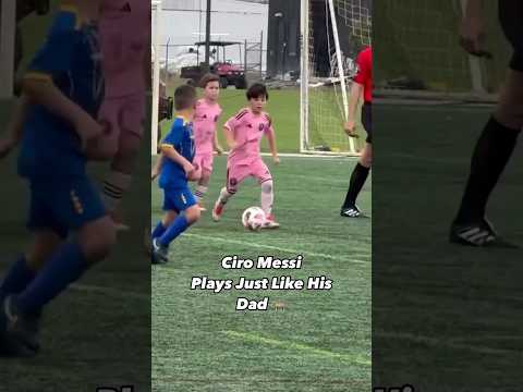 Lionel Messi’s Youngest Son Plays Just Like Him 🤯 #football #messi #soccer