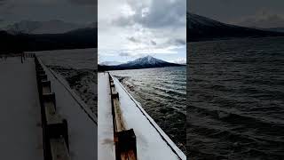 冬の支笏湖 한겨울 시코츠호수