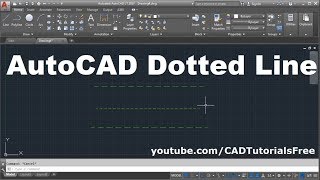 How to Draw Dotted Line in AutoCAD