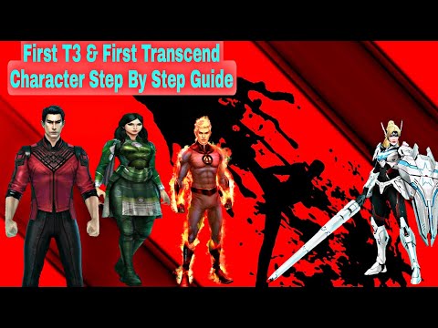 First T3 & First Transcend Character Step By Step Guide - Marvel Future Fight