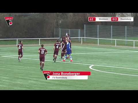 TSG 1862/09 Weinheim vs. FV Ravensburg