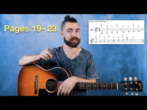 🎸 Beginner Guitar Lesson | Single Notes on 4th–6th Strings & G Scale (Pages 19–23)