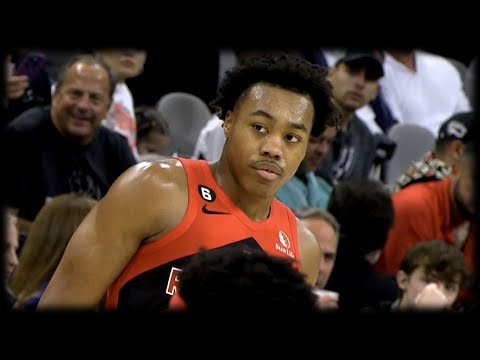 Scottie Barnes SICK Back to Back Dunks - Raptors vs Spurs